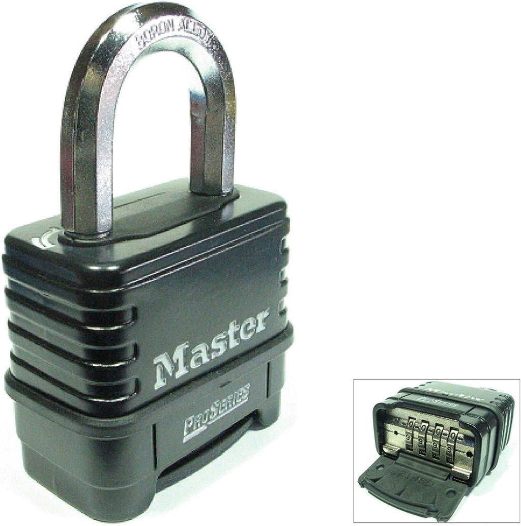 Combination Padlock 4 Pack Black/Silver L118