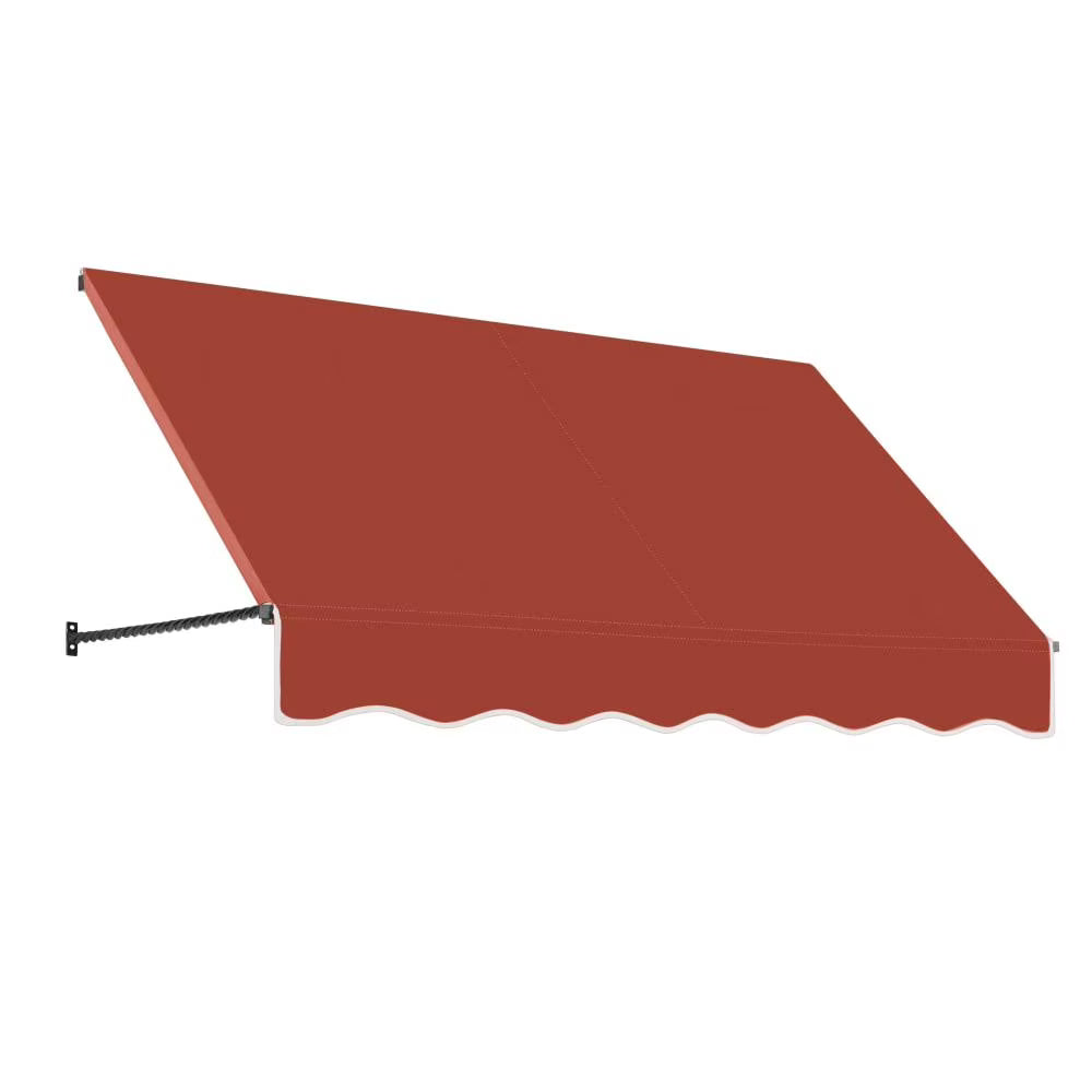 Terracotta Fixed Awning Acrylic Fabric U81530