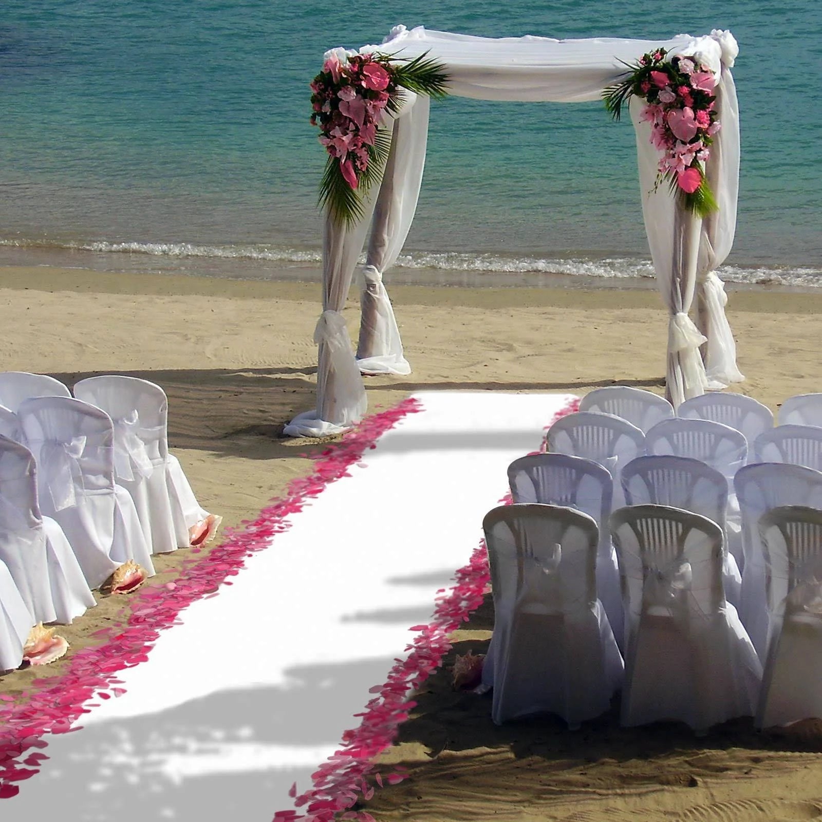 White Carpet Aisle Runner Z430