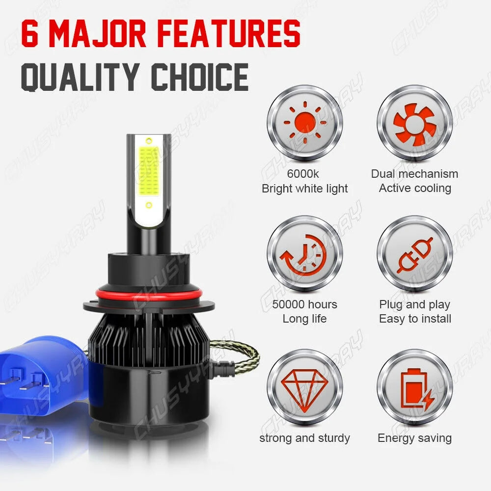 4x LED Headlight Fog Light Hi-Lo R559