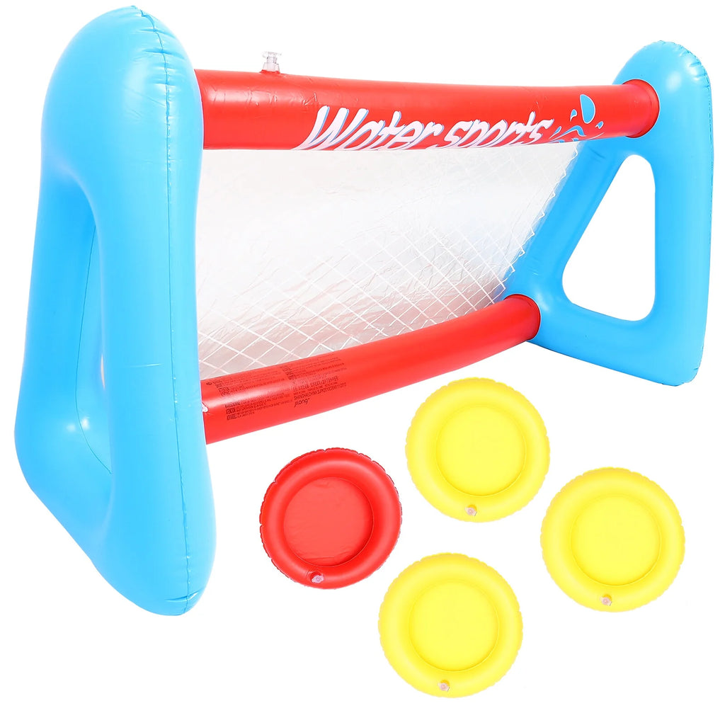 Inflatable Pool Float Set with Volleyball Net and Volleyballs U66111