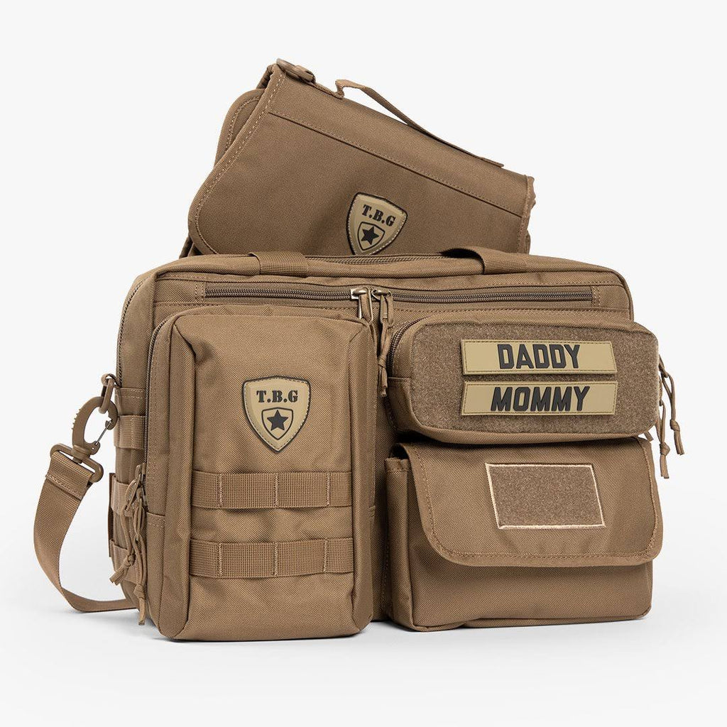 Coyote Brown Diaper Bag with Changing Mat G774