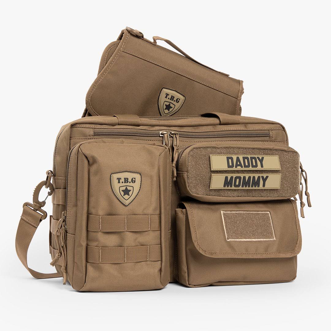 Coyote Brown Diaper Bag with Changing Mat G774