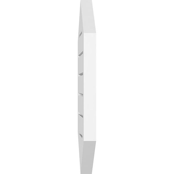 PVC Gable Vent 4/12 Pitch Q252709