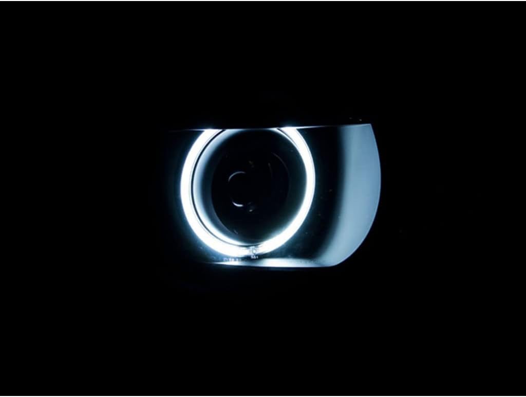 Black Projector Headlights with Halo CCFL P6064