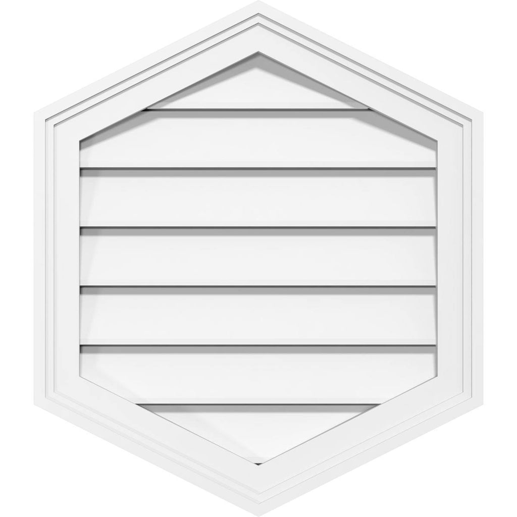 PVC Gable Vent 4/12 Pitch Q252709