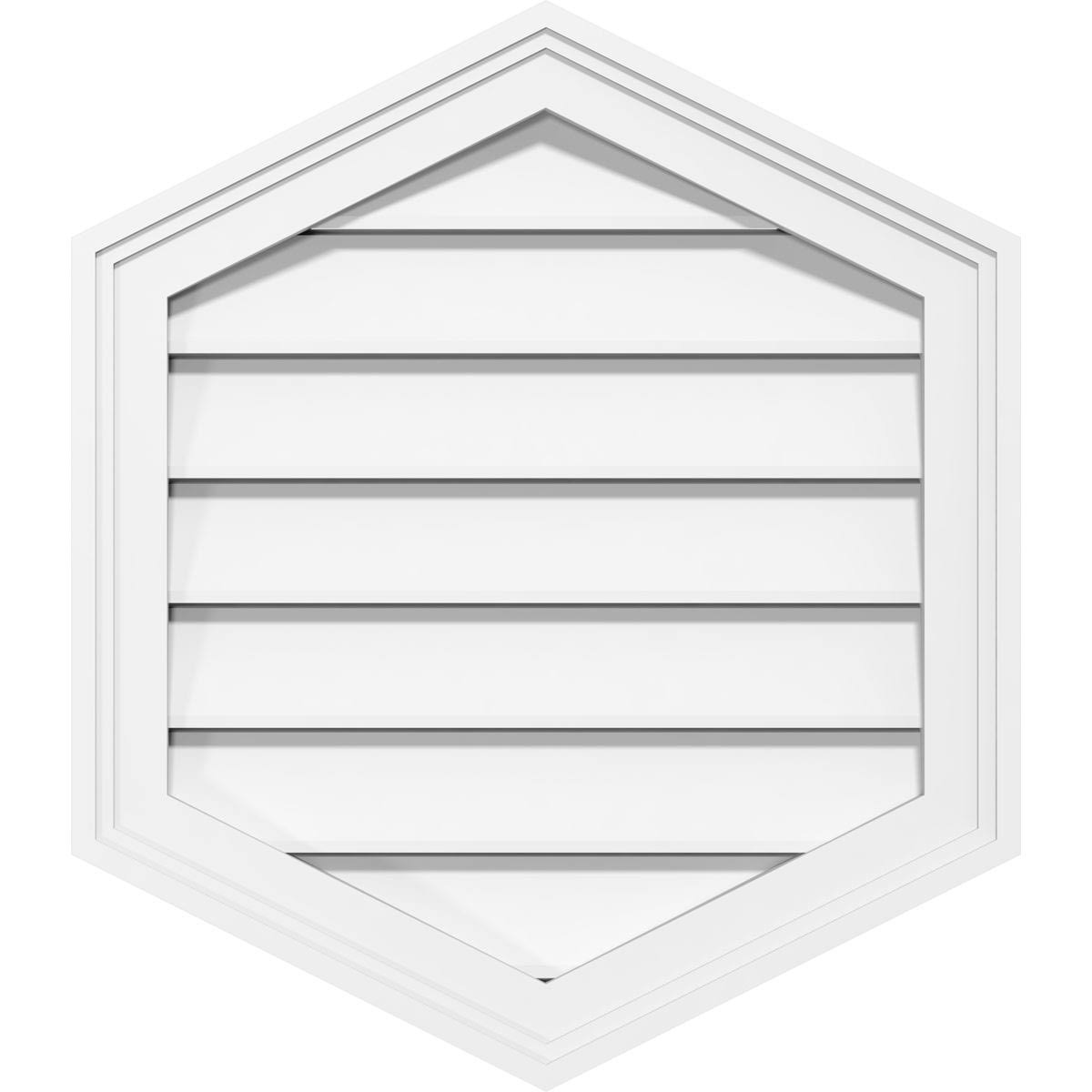 PVC Gable Vent 4/12 Pitch Q252709