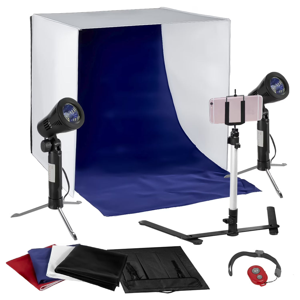 24" Photo Studio Light Tent Cube Lighting Kit Q2348