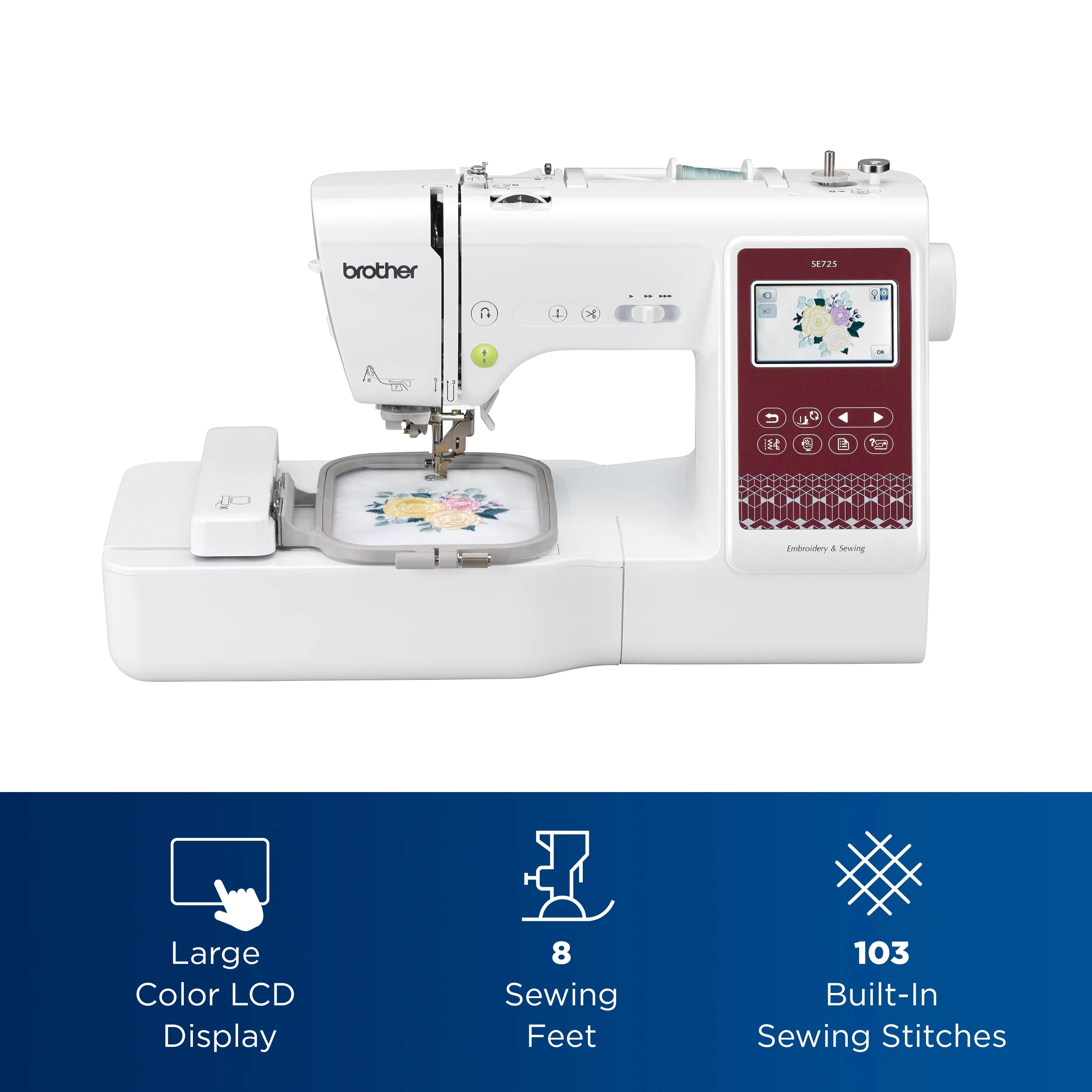 Sewing and Embroidery Machine with Wireless LAN Connectivity M521973