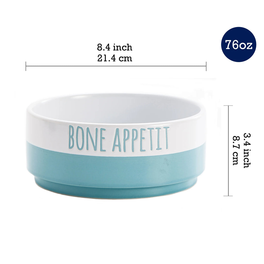 Ceramic 76oz Pet Bowl K787