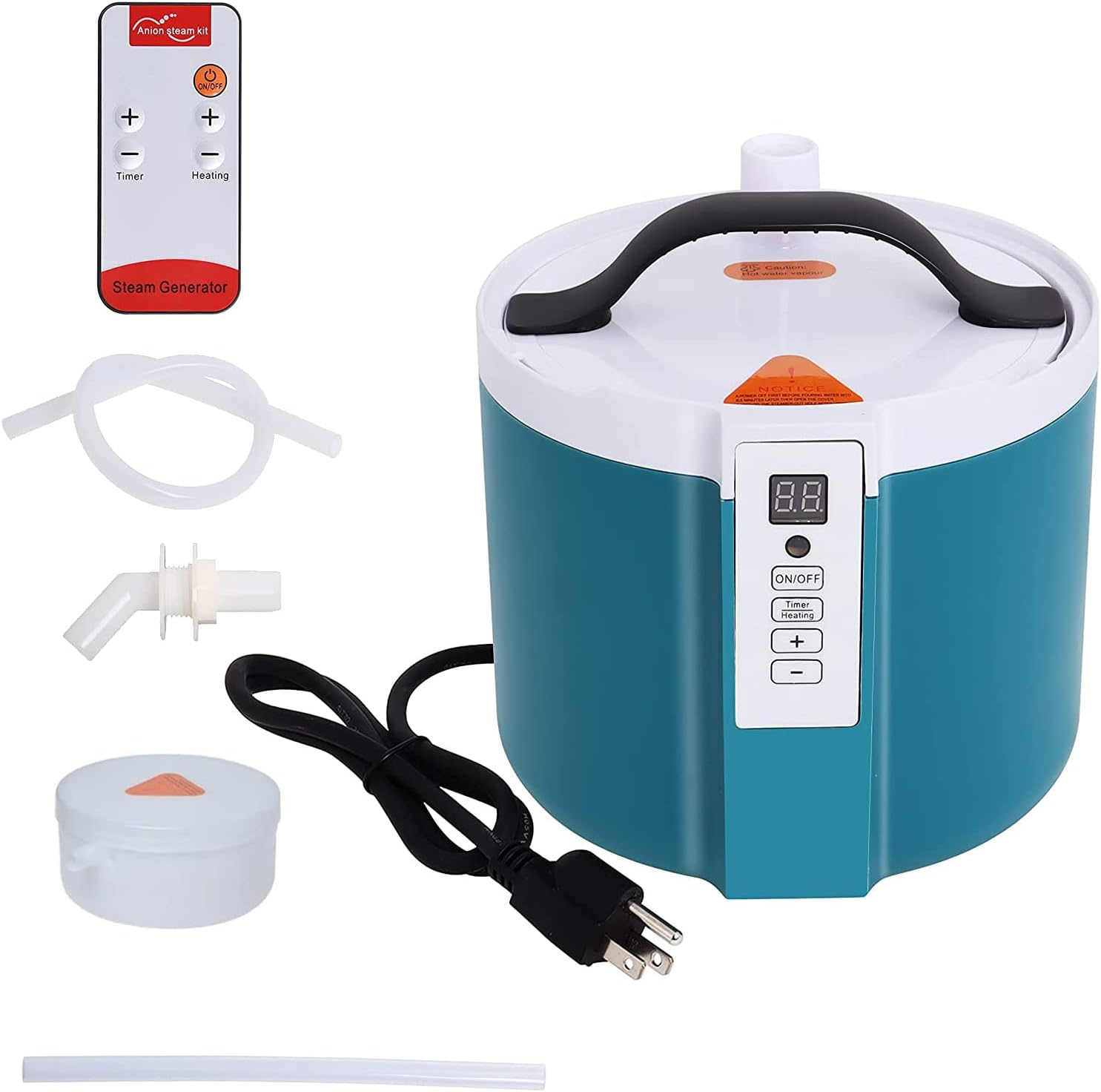 1.6L Stainless Steel Steam Generator with Remote Control, Pack of 2 F406870