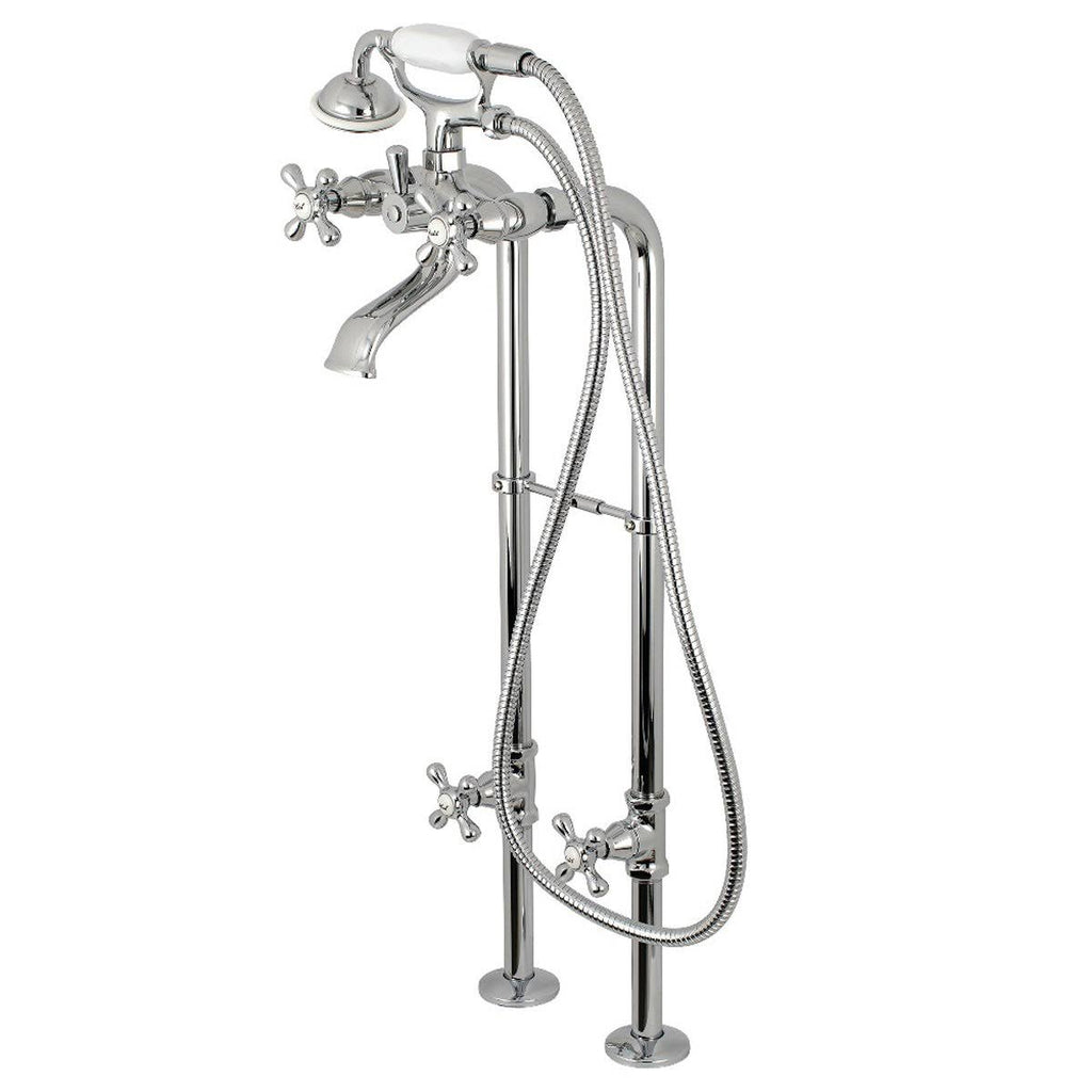 Vintage Brass Freestanding Tub Faucet Q2005