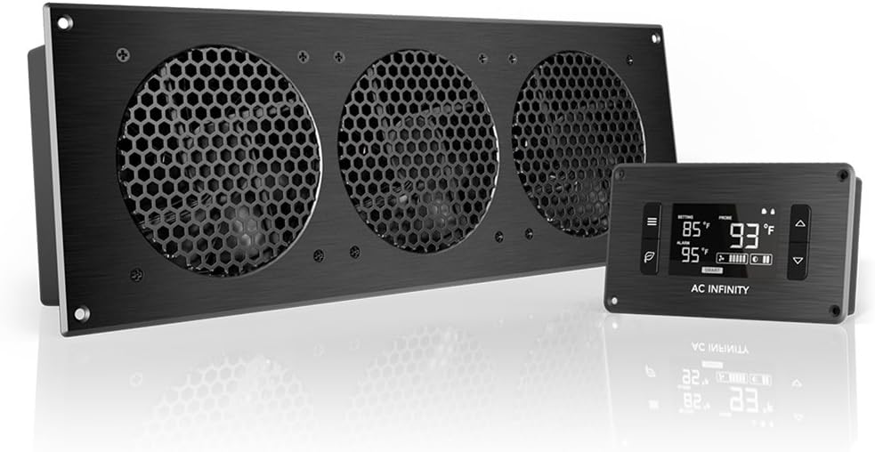 Quiet Cooling Fan System 18 with Thermostat Control E56016
