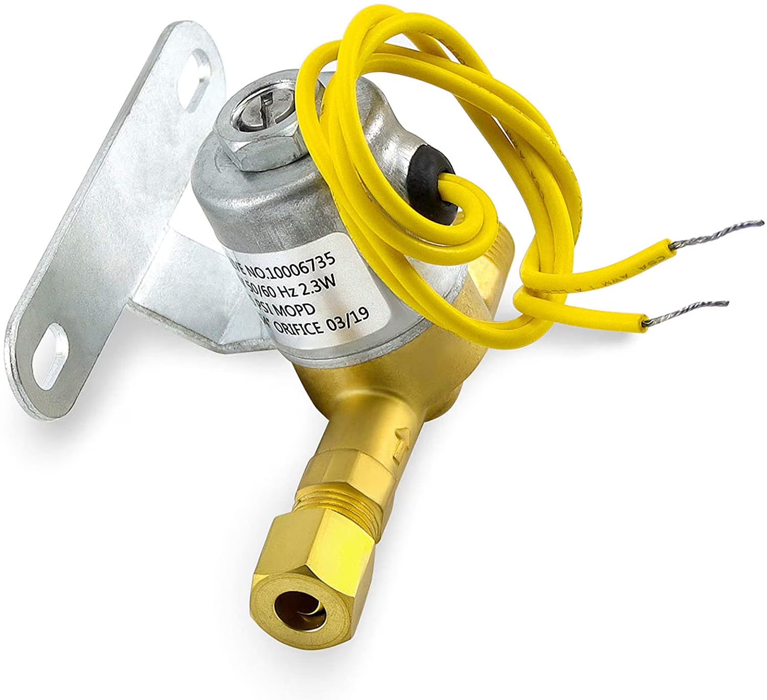 Solenoid Valve Brass 24V 2.3W 60Hz Yellow L9199