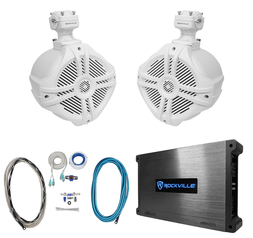 Marine Wakeboard Tower Speakers with Amplifier D76230