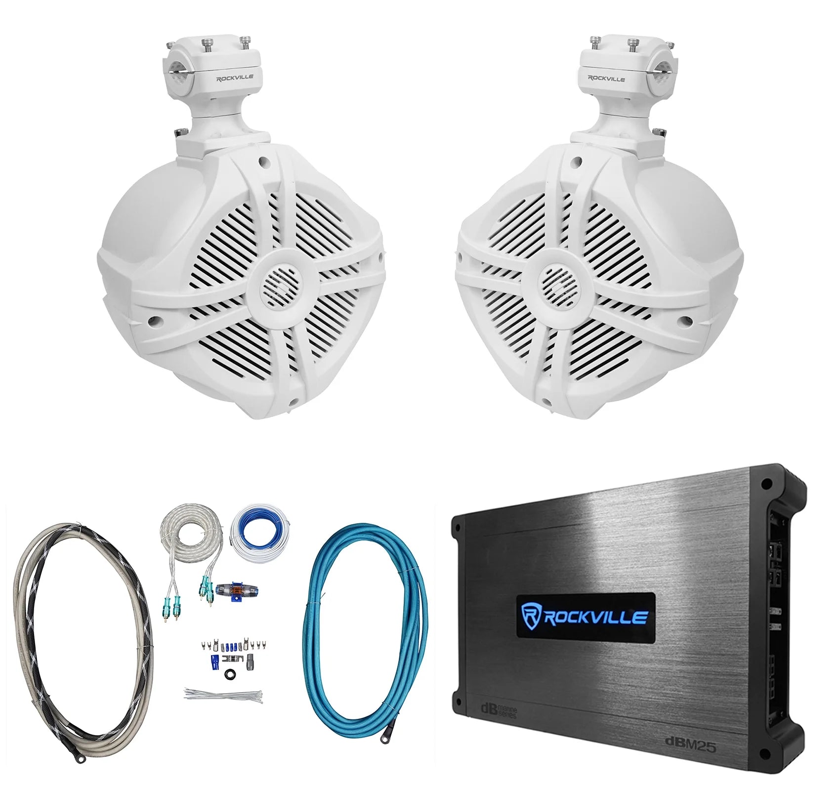 Marine Wakeboard Tower Speakers with Amplifier D76230