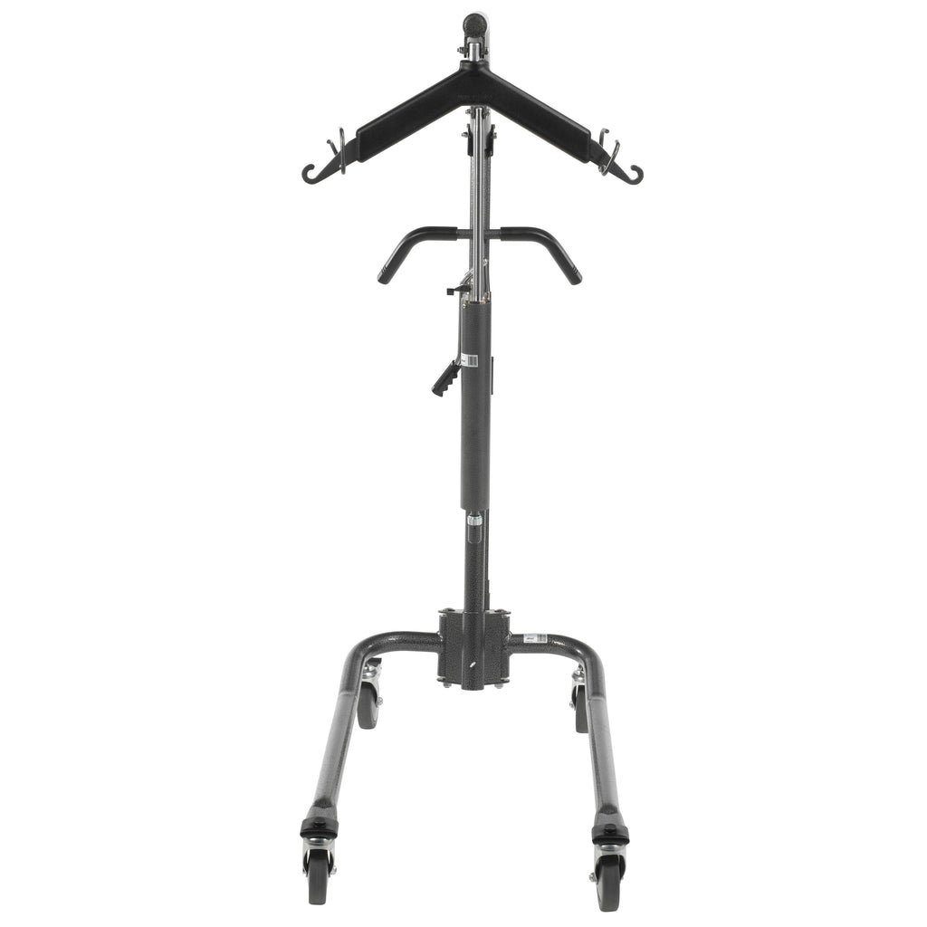 Hydraulic Patient Lift with Six Point Cradle, 5x22 Casters, Silver Vein O72245