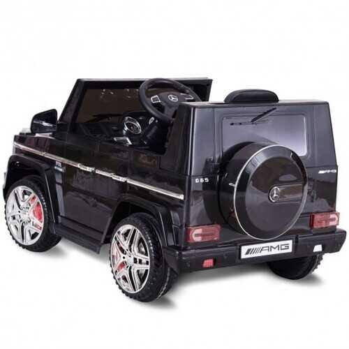 Black Remote Control Kids Riding Car D482767