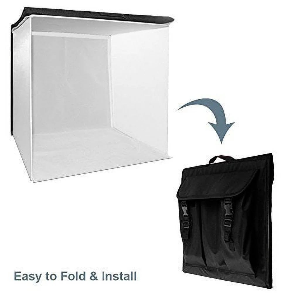 24" Photo Studio Light Tent Cube Lighting Kit Q2348
