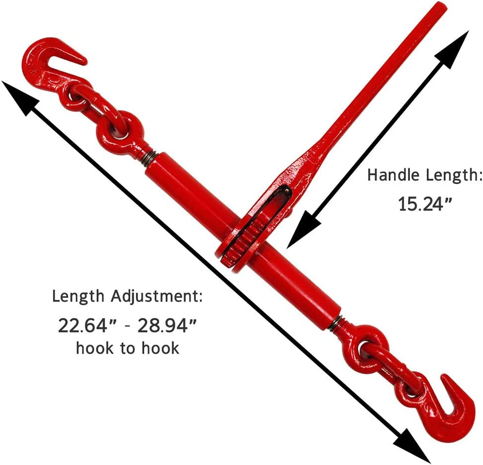 5/16 Inch Grade 70 Chains and Load Binders Kit with Corner Protectors M33501