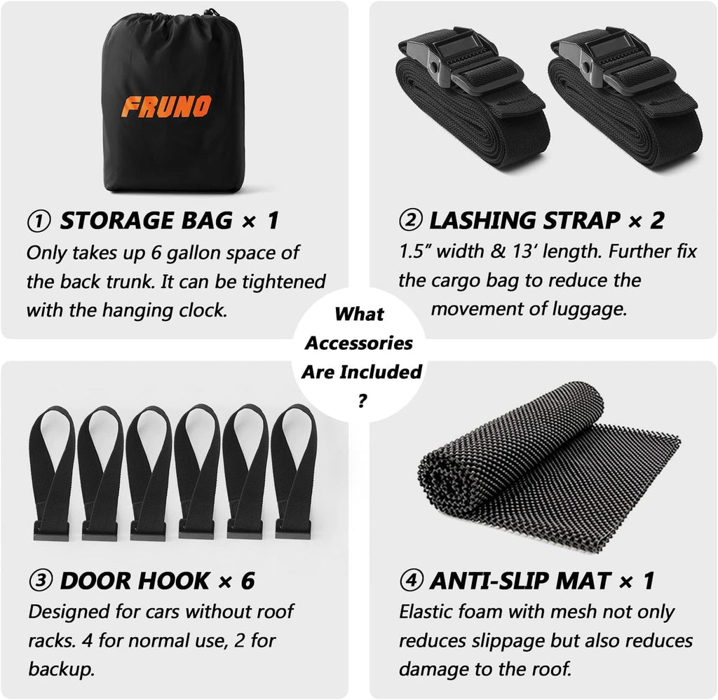 15 CUFT Waterproof Rooftop Cargo Carrier F871