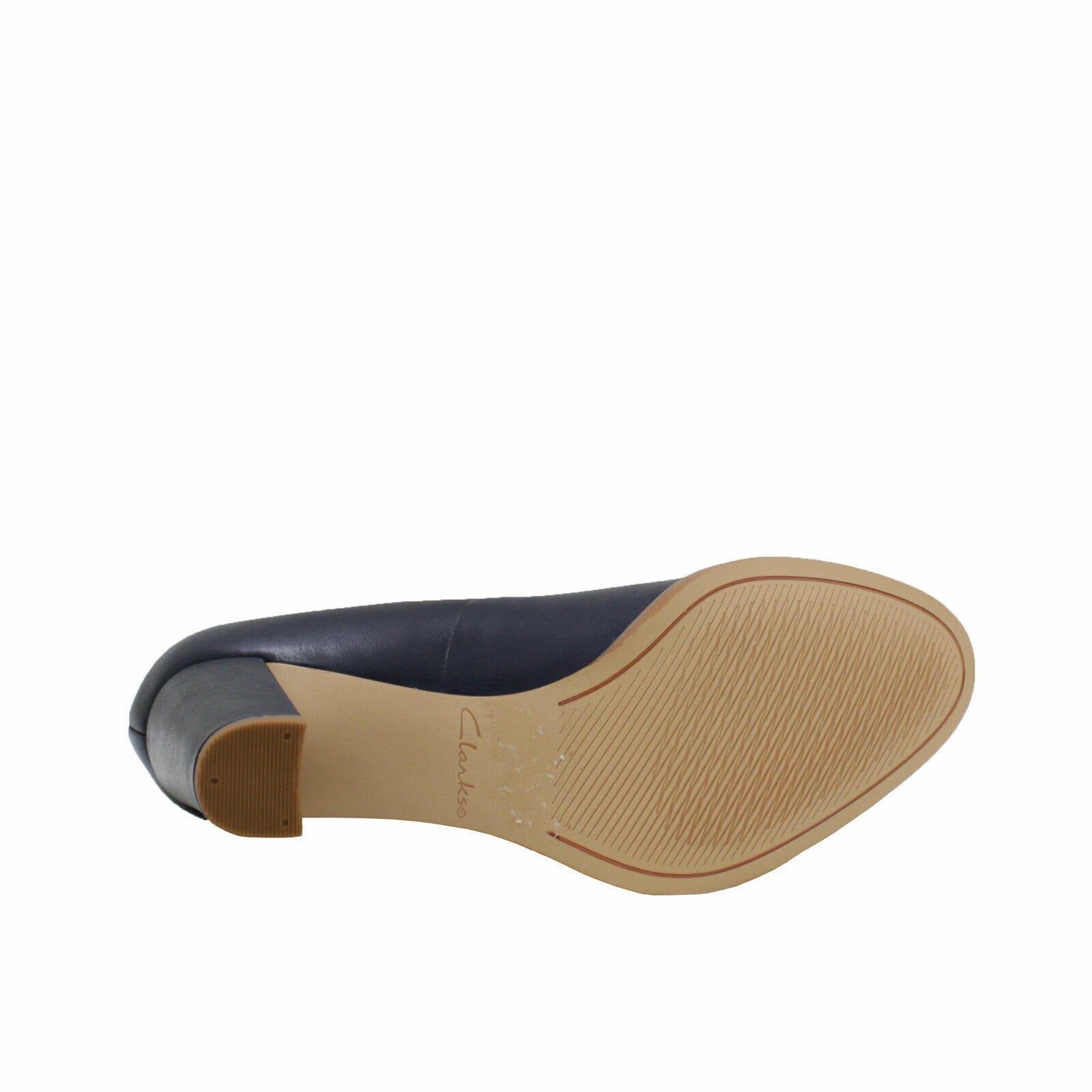 Navy Clarks Kaylin Cara 2 Shoes R525479