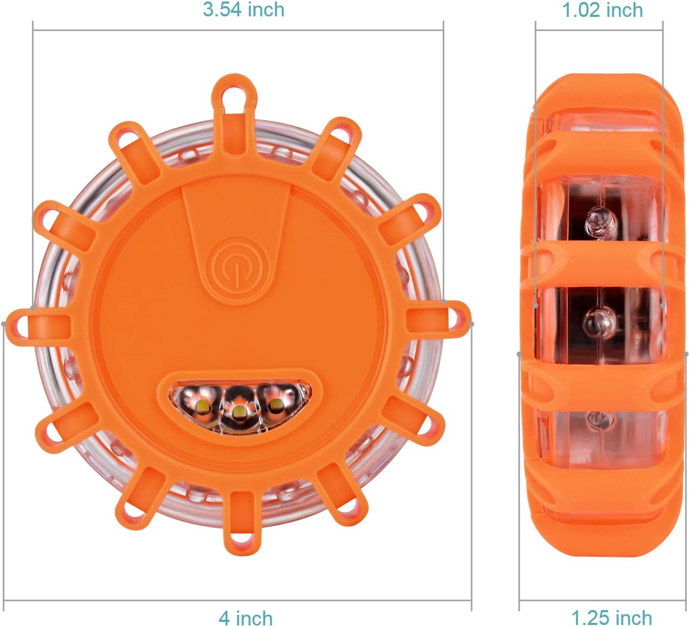 12 Pack LED Road Flare Emergency Safety Beacon Light Kit A960728