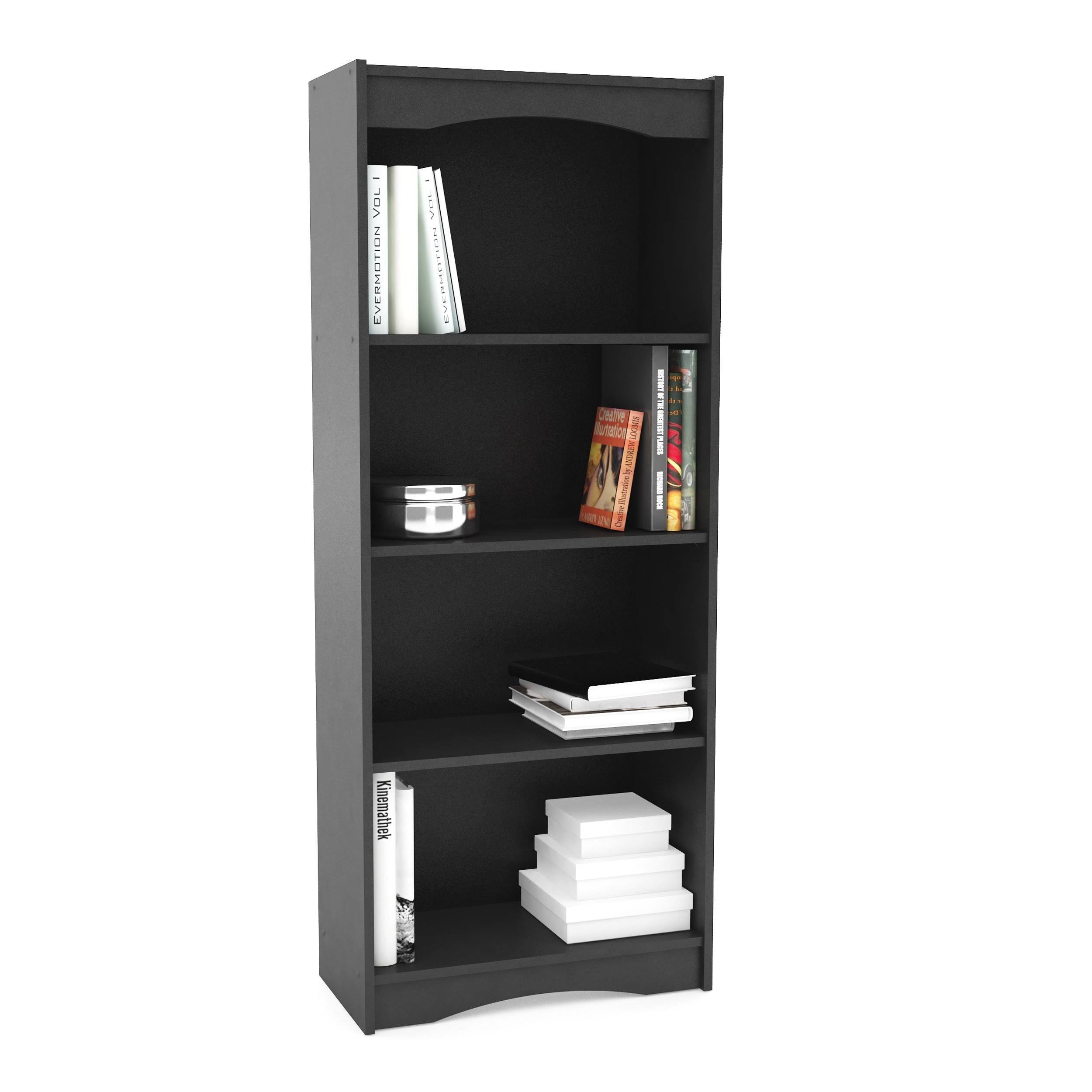 Midnight Black Tall Bookcase D6643