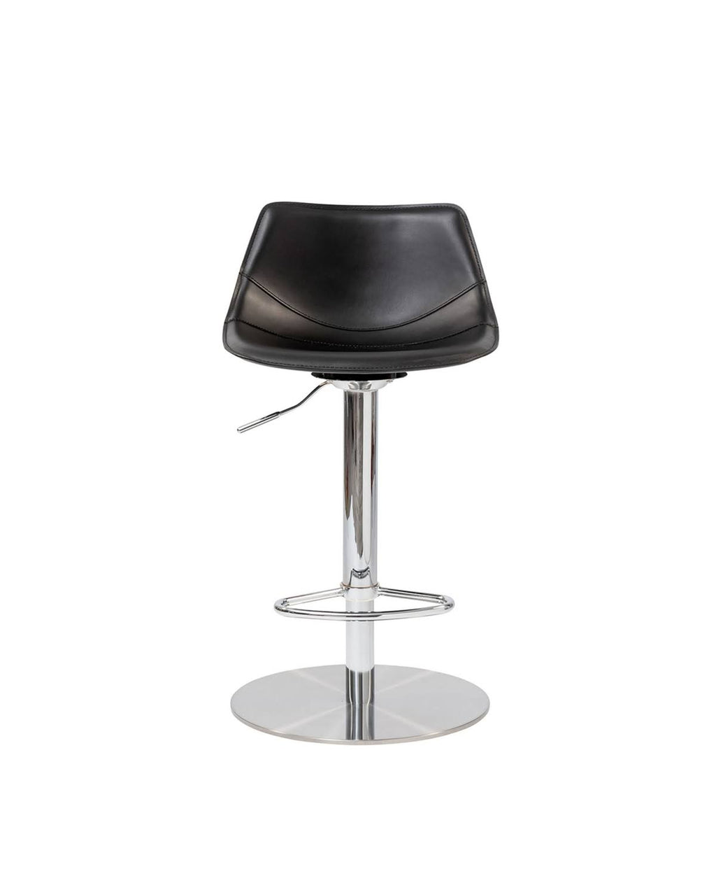 Black Adjustable Swivel Bar Stool U35148