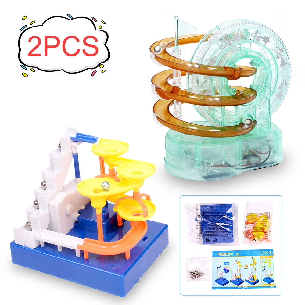 Transparent Track DIY Assembled Roller Coaster Toy O585