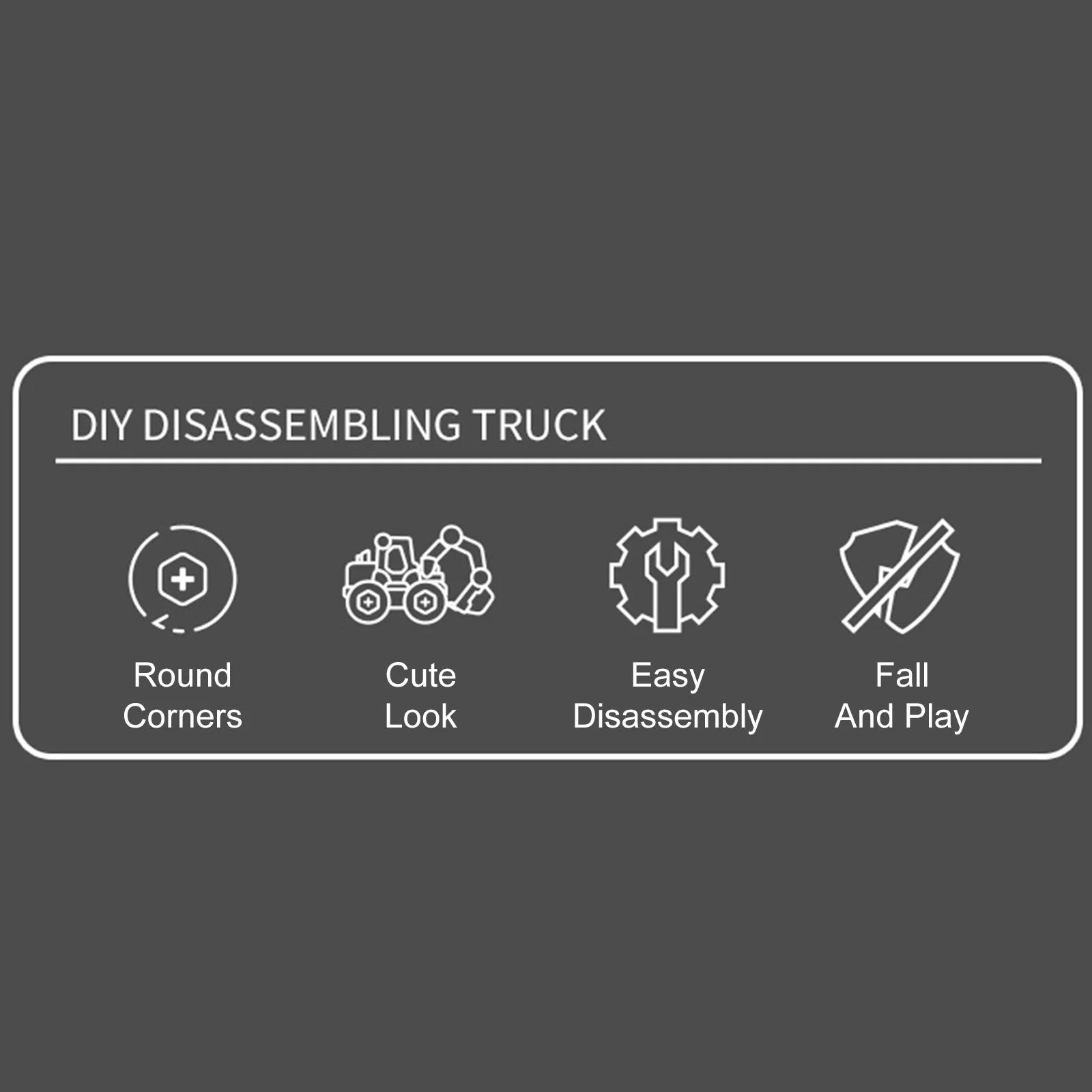 DIY Nut Building Construction Toy Excavator A272