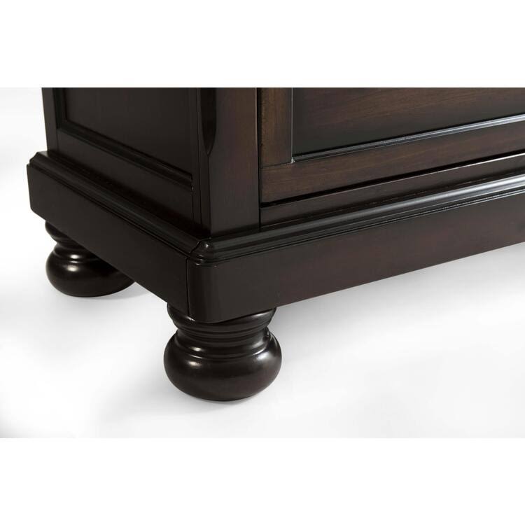Walnut Media Chest D596