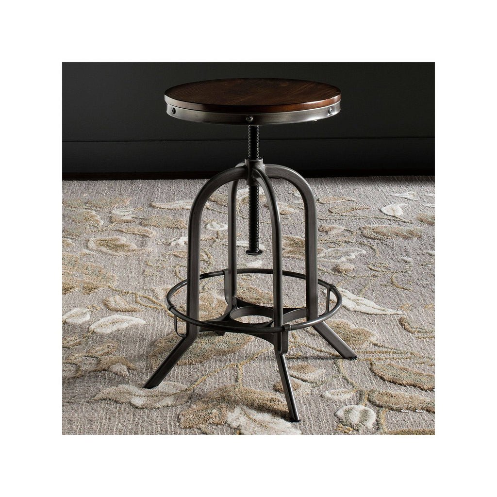 Swivel Stool Burnt Oak T26428