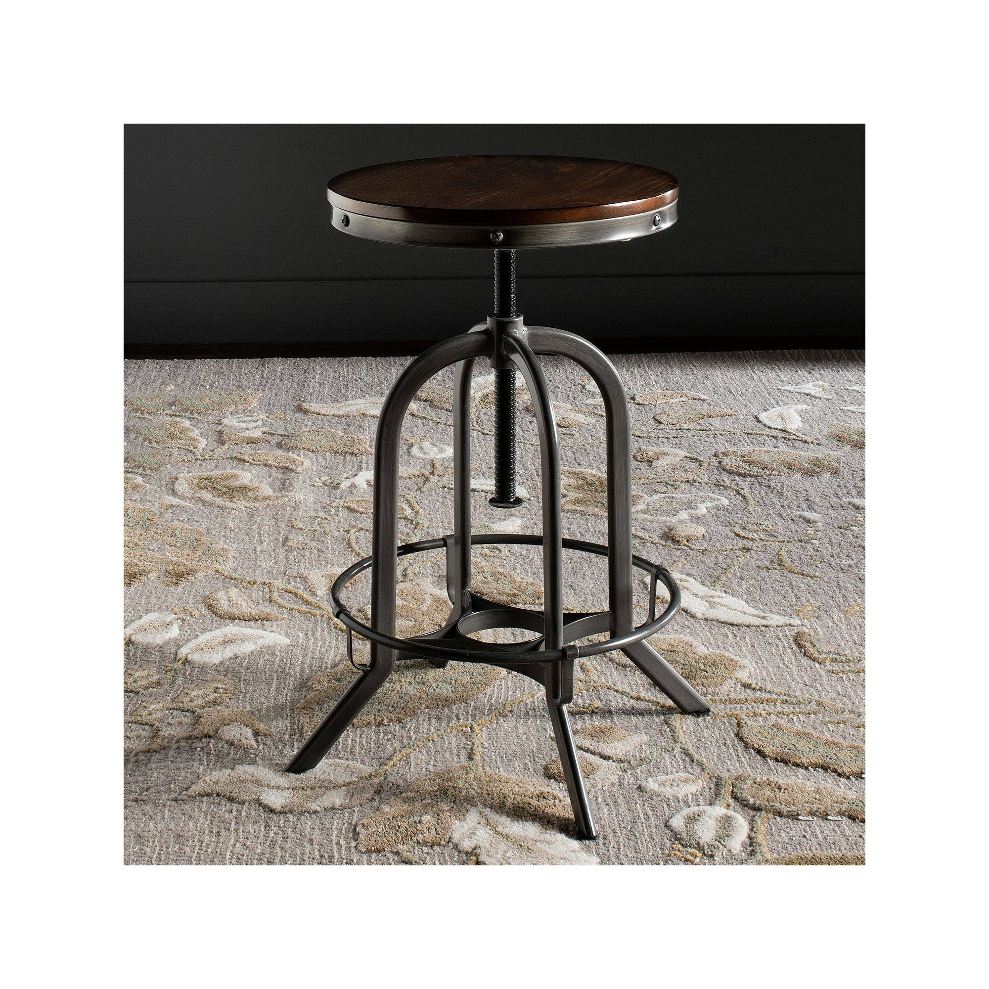 Swivel Stool Burnt Oak T26428