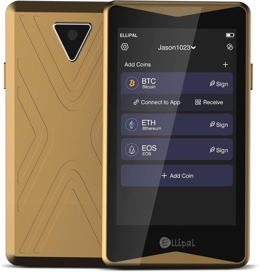 Gold Titan Cryptocurrency Hardware Wallet K106688