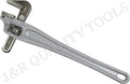 18" Offset Pipe Wrench, 3-1/2" Jaw Capacity, Alloy Steel Jaws, Aluminum Handle, Pack of 2 N490248