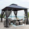 10x10Ft Canopy Tent with Mosquito Netting J9297