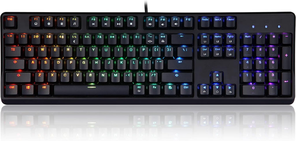 Mechanical Gaming Keyboard with RGB Backlighting, Pack of 2 X994601