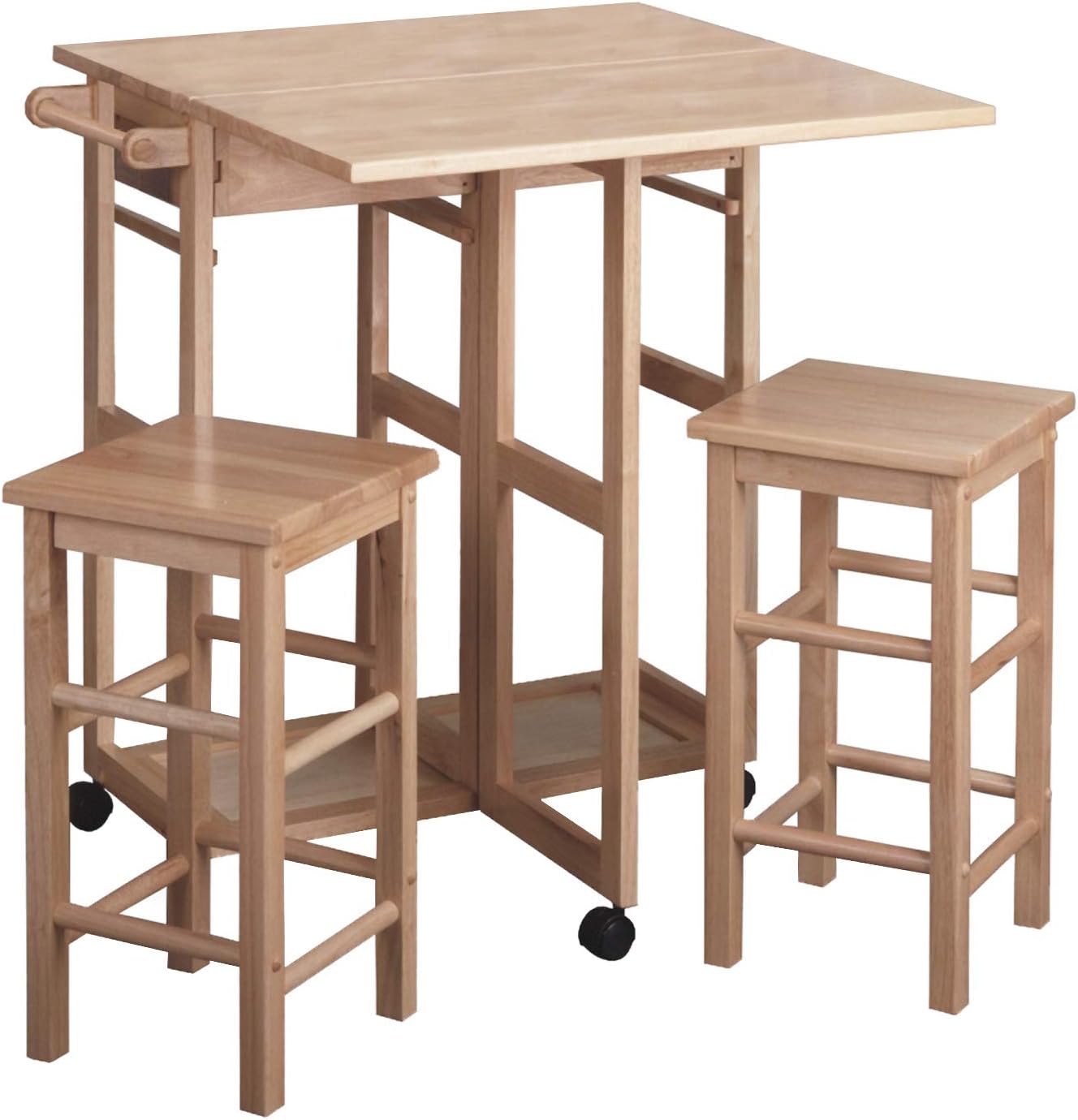 Natural Single Drawer Kitchen Cabinet Storage Cart O932180