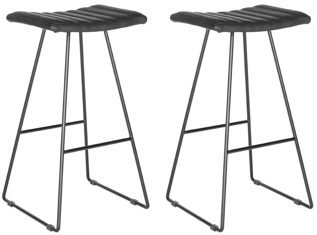 Green Bar Stool Set of 2 D168