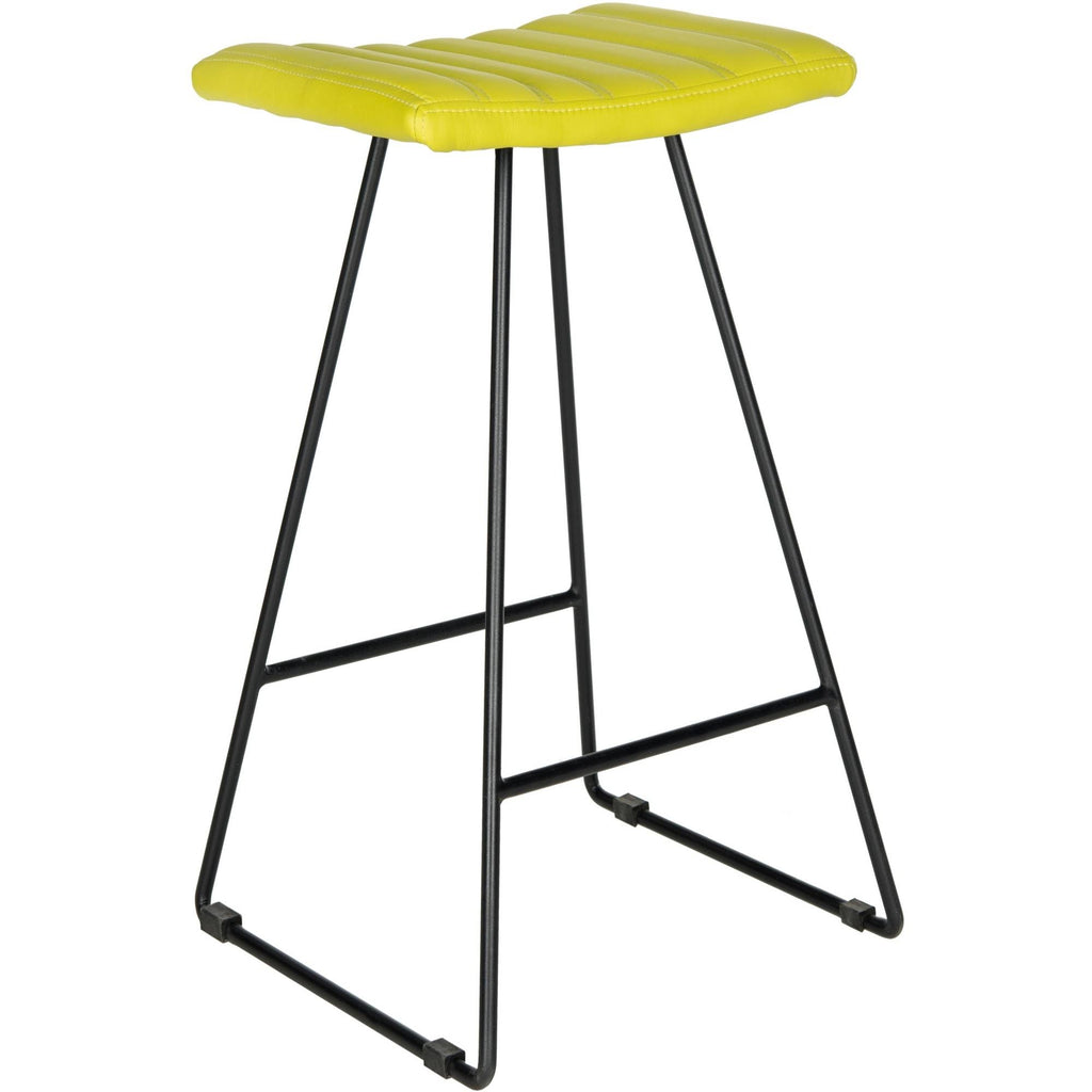 Green Bar Stool Set of 2 D168