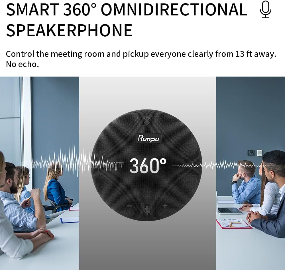 Wireless Bluetooth USB Conference Room Omnidirectional Microphone Speaker M928