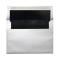 Foil-Lined Invitation Envelopes A4, Peel & Press Closure, Silver/Black, Pack of 1,000 W6650