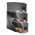 Black Matte 3 Drawers Bakery Display Case N857
