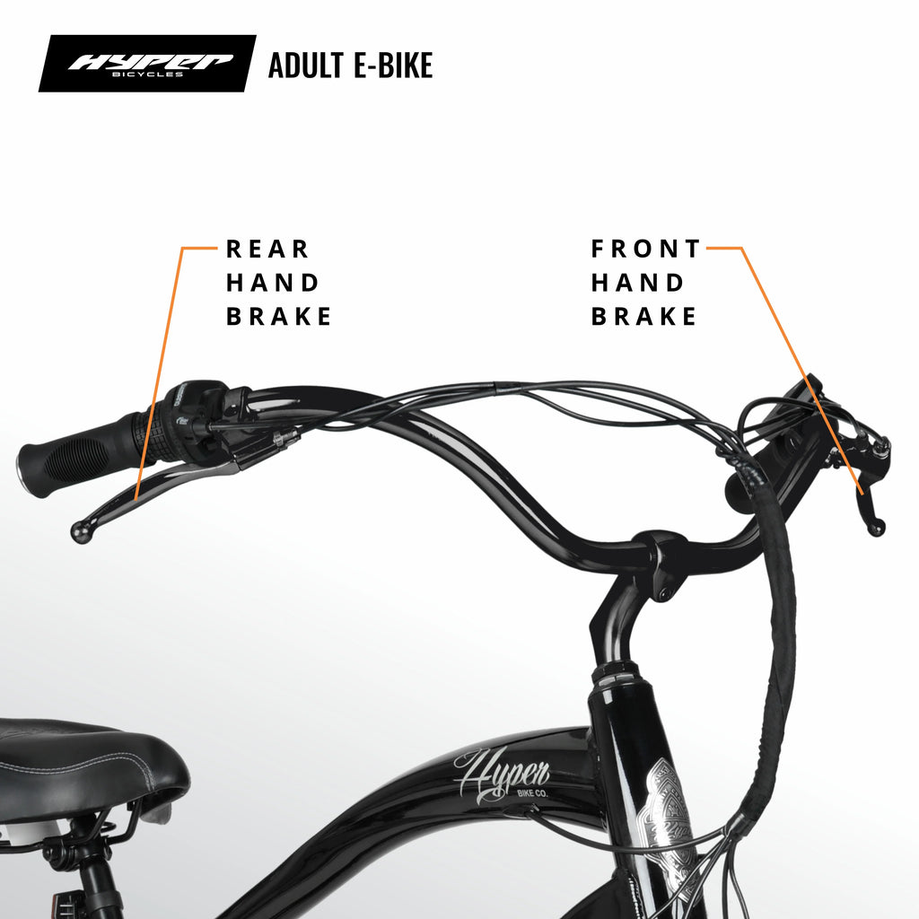 Black 36V Electric Cruiser E-Bike R51909