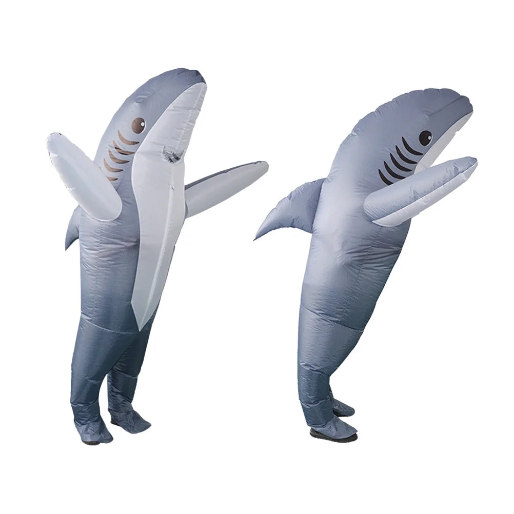 Grey Dolphin Inflatable Costume A245547