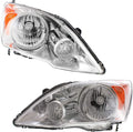 Headlight Assembly Unit Pair for Honda CR-V 2007-2011 Driver and Passenger Side I891372