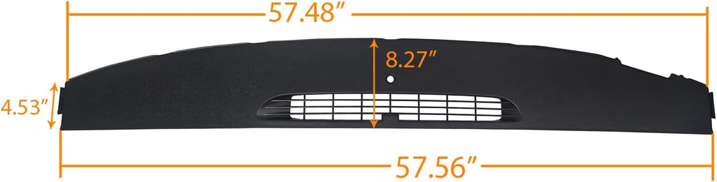 Upper Dashboard Front Dash Defrost Vent Trim Panel X83033