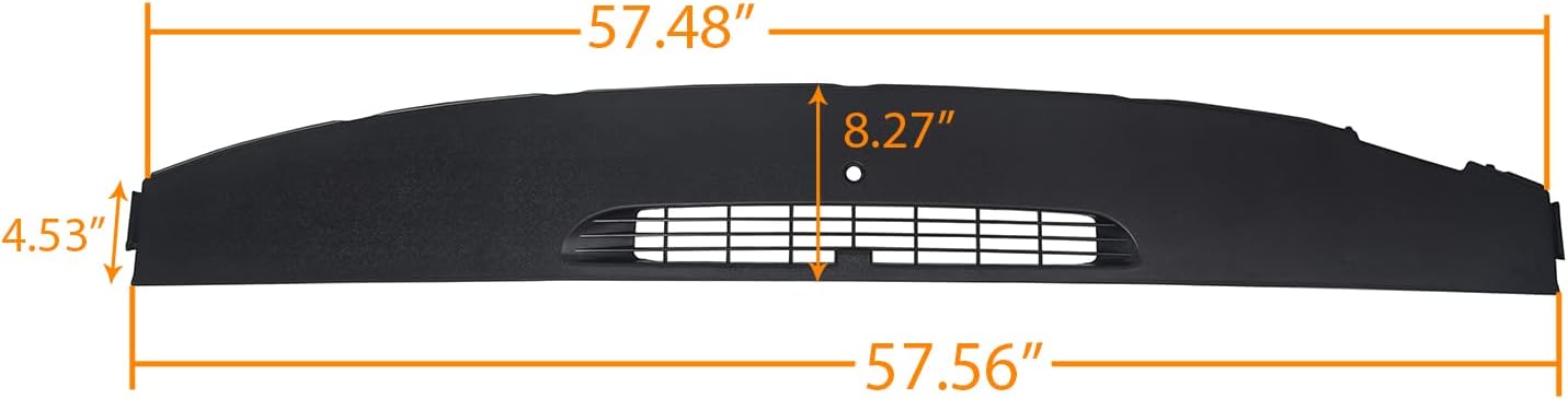 Upper Dashboard Front Dash Defrost Vent Trim Panel X83033