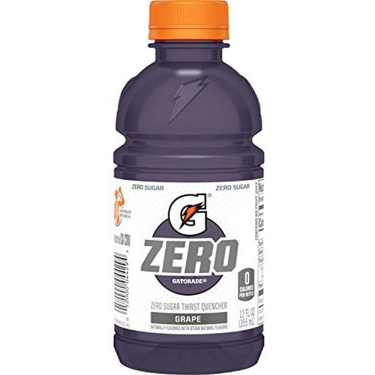 G Zero Thirst Quencher, Grape, 12 Ounce, 24 Count V3292